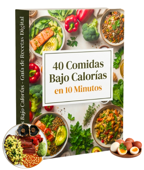 40 recetas bajas en calorías, listas en 10 minutos