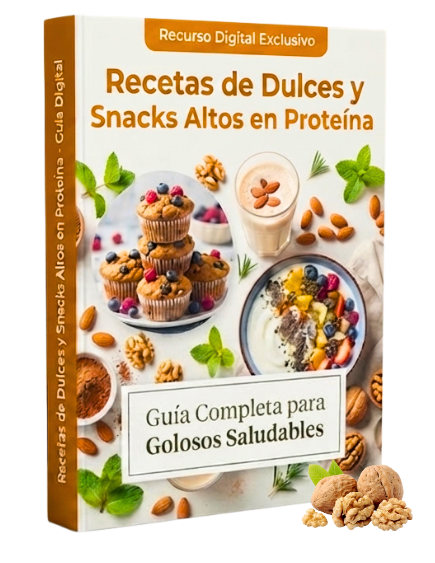 Recetas de dulces y snacks altos en proteína